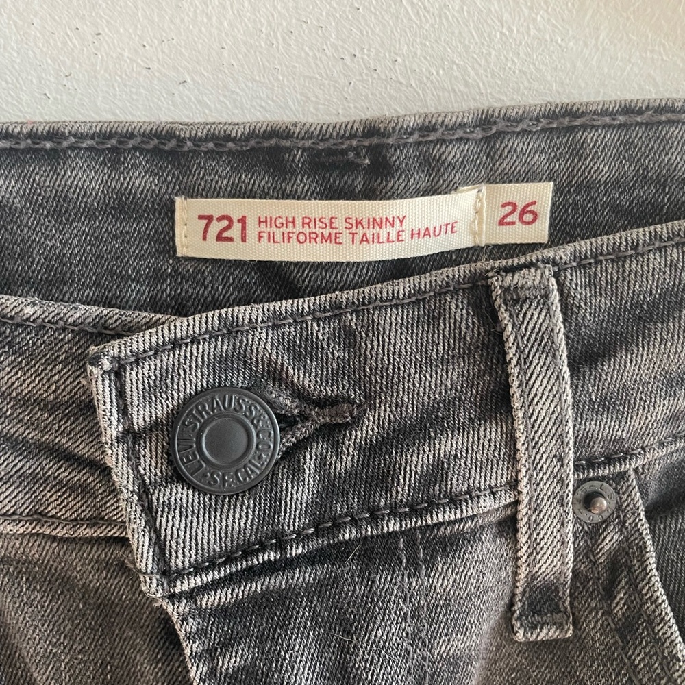 Levi's Dark Gray Denim Jeans